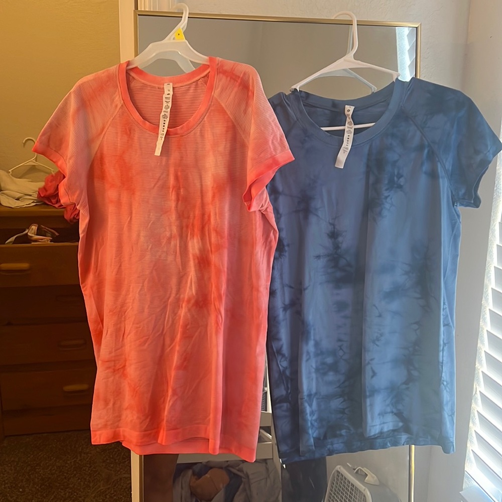 2 tie dye lululemon tops